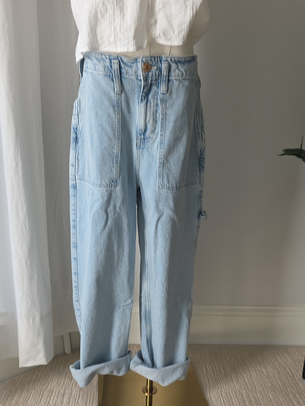 We The Free Light Blue Boyfriend Jeans